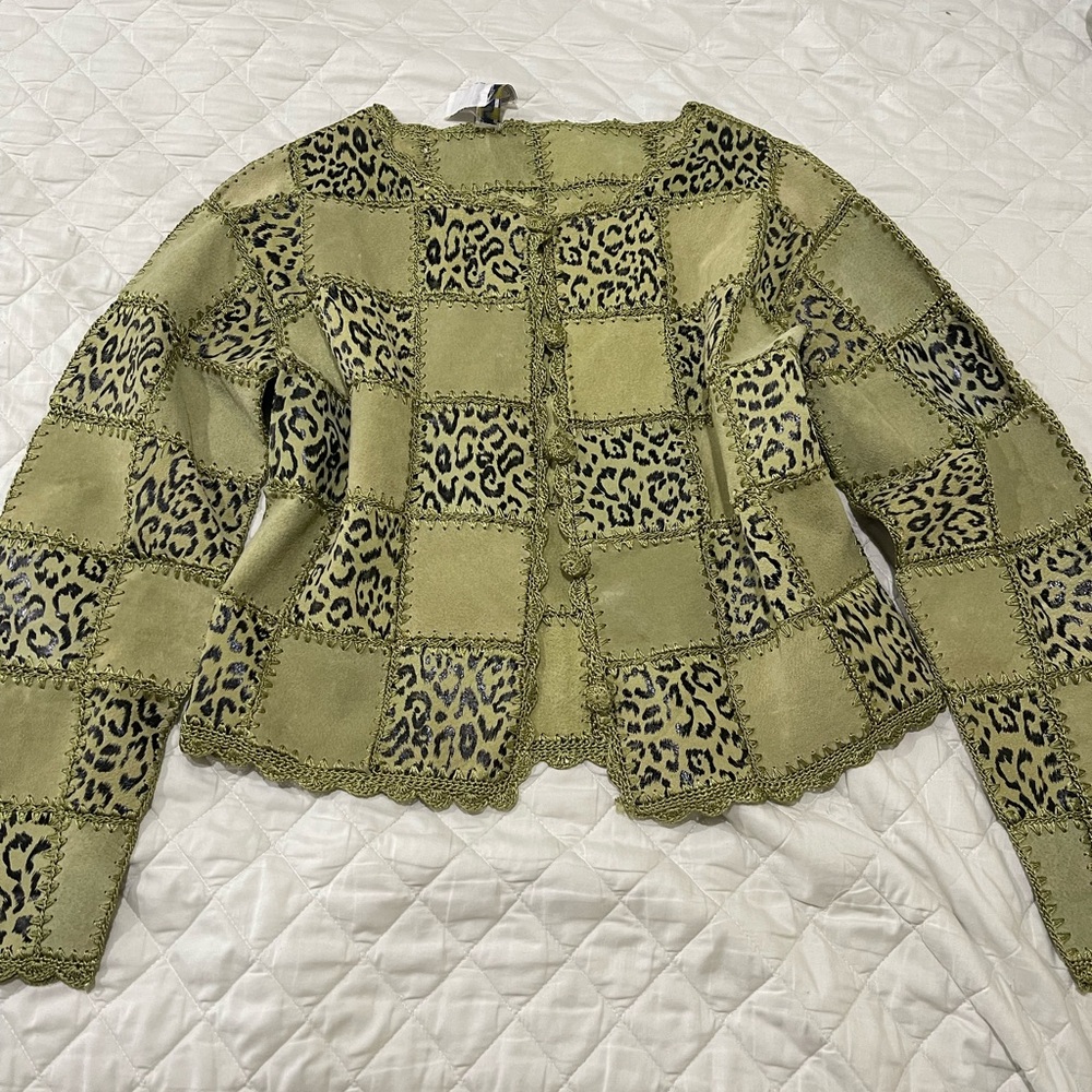 Vintage Patchwork Jacket - Green
